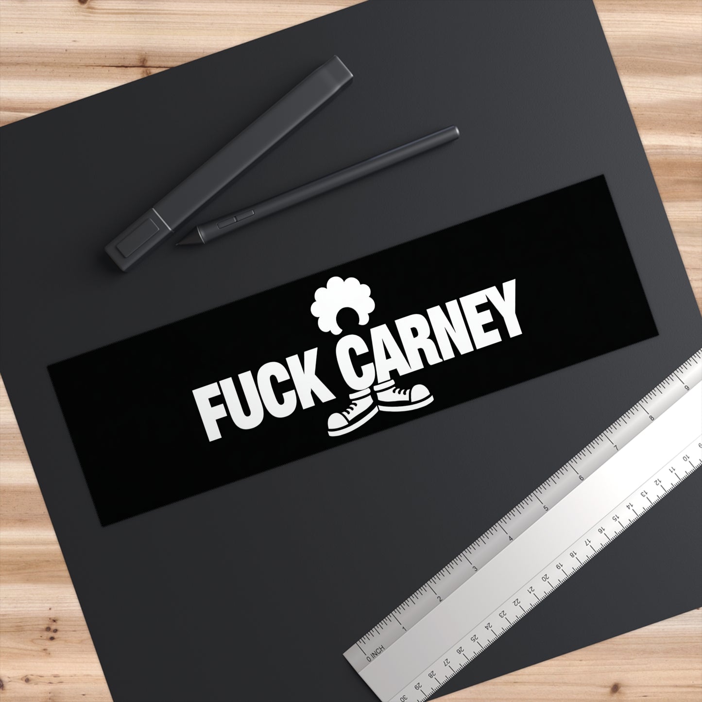Fuck Carney Bumper Sticker – Clown Show Edition
