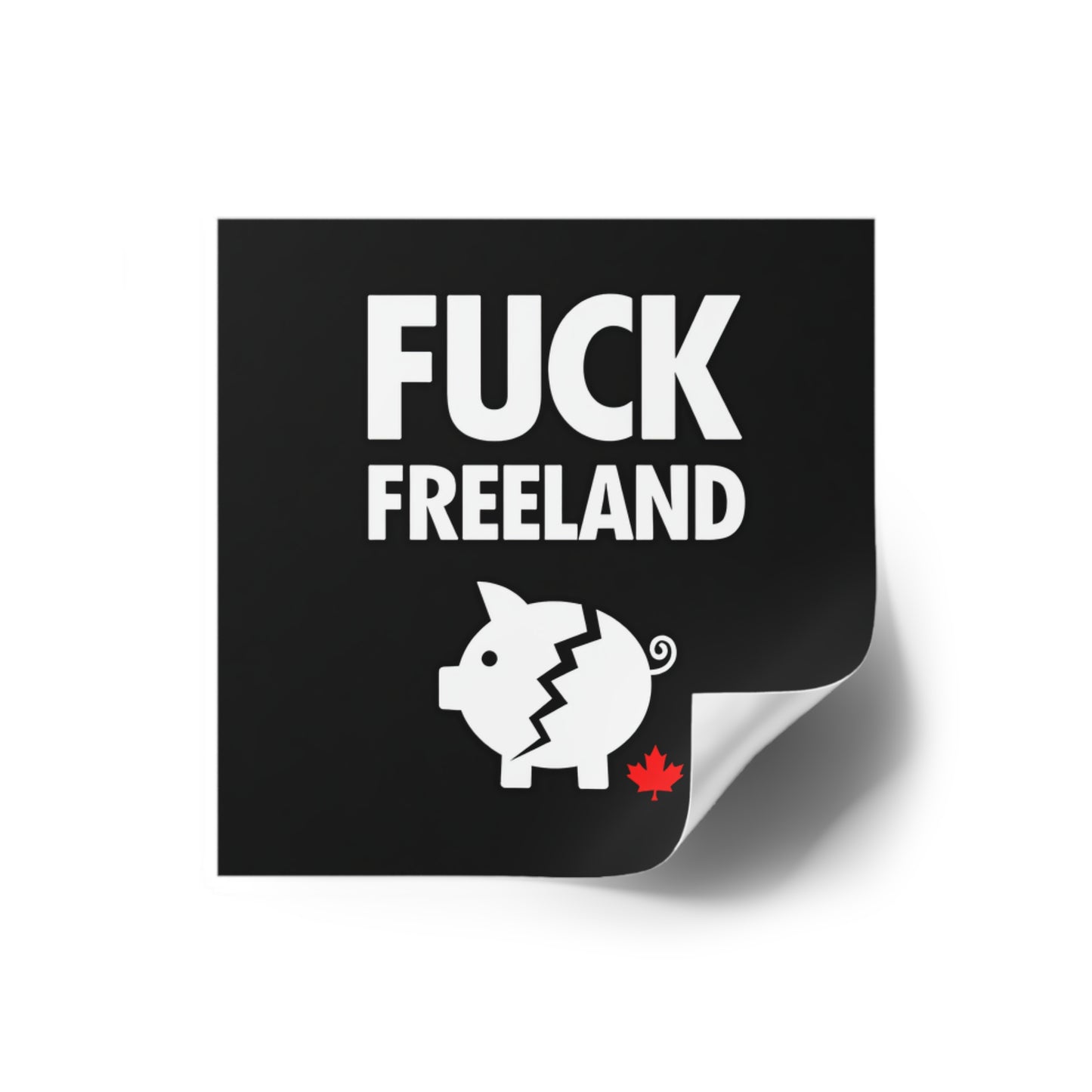 Fuck Freeland Sticker – Broken Piggy Bank Edition