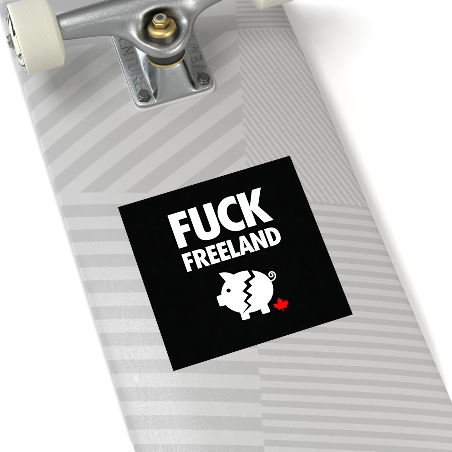 Fuck Freeland Sticker – Broken Piggy Bank Edition