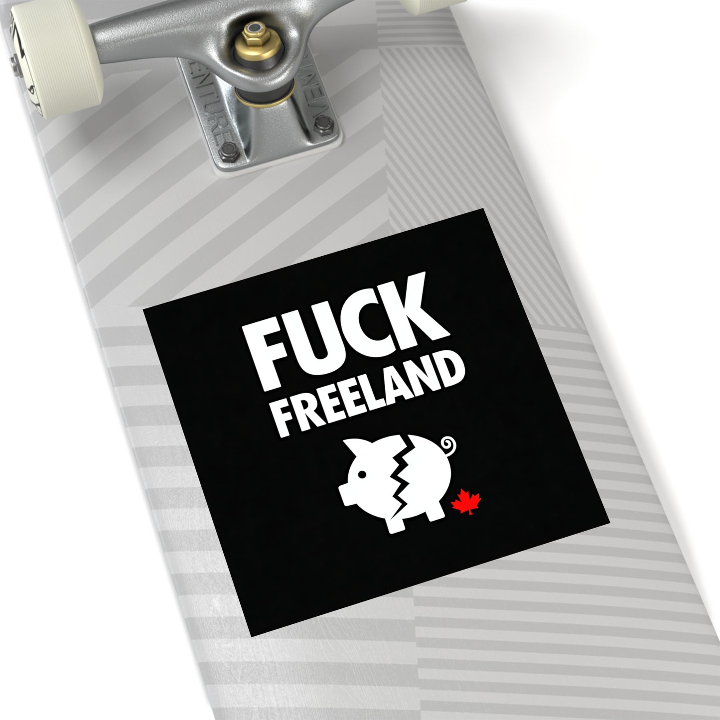 Fuck Freeland Sticker – Broken Piggy Bank Edition