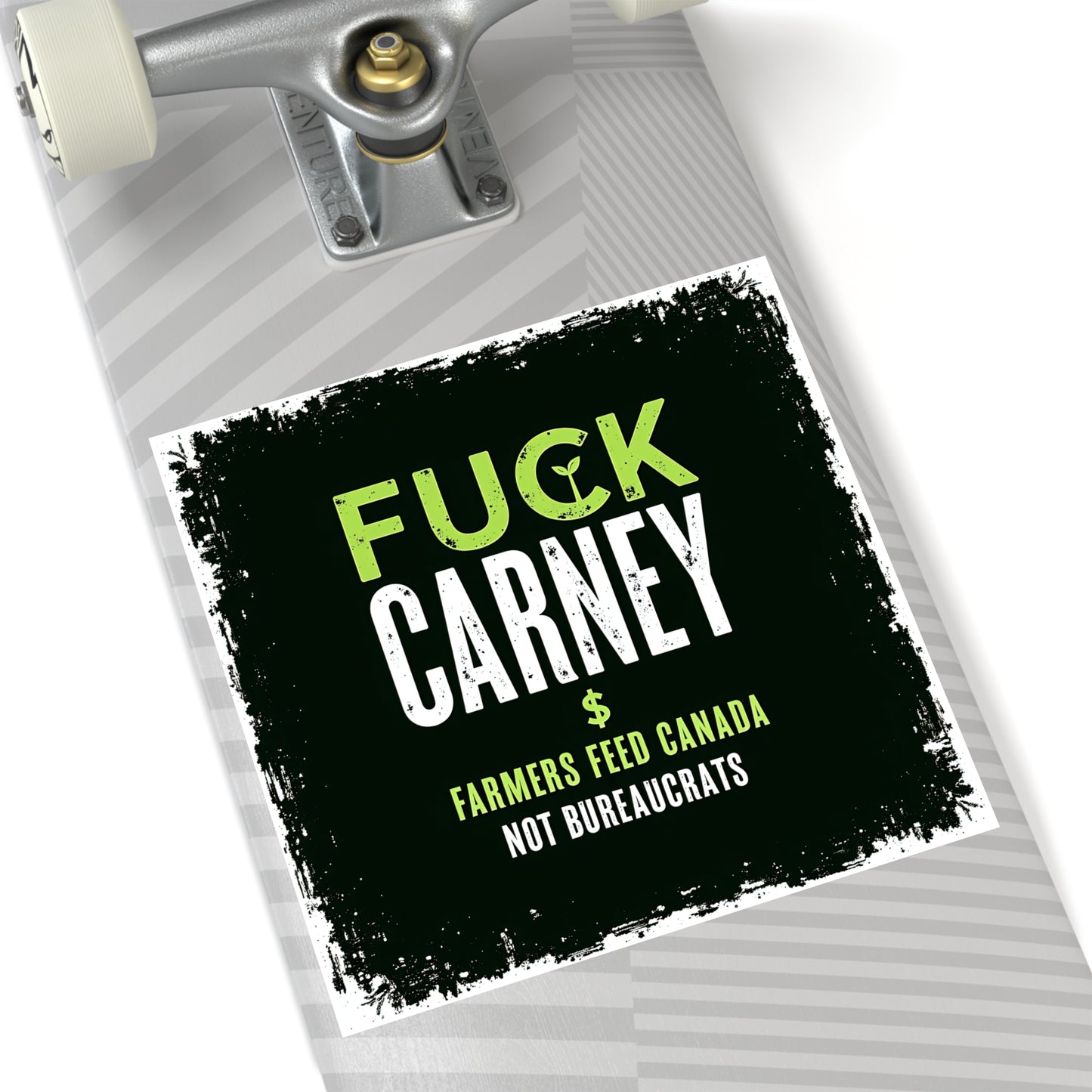 Fuck Carney Sticker – Farmers Feed Canada Edition