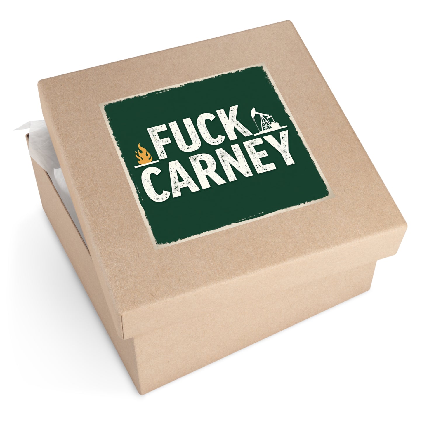 Fuck Carney Sticker – Oil & Gas Edition