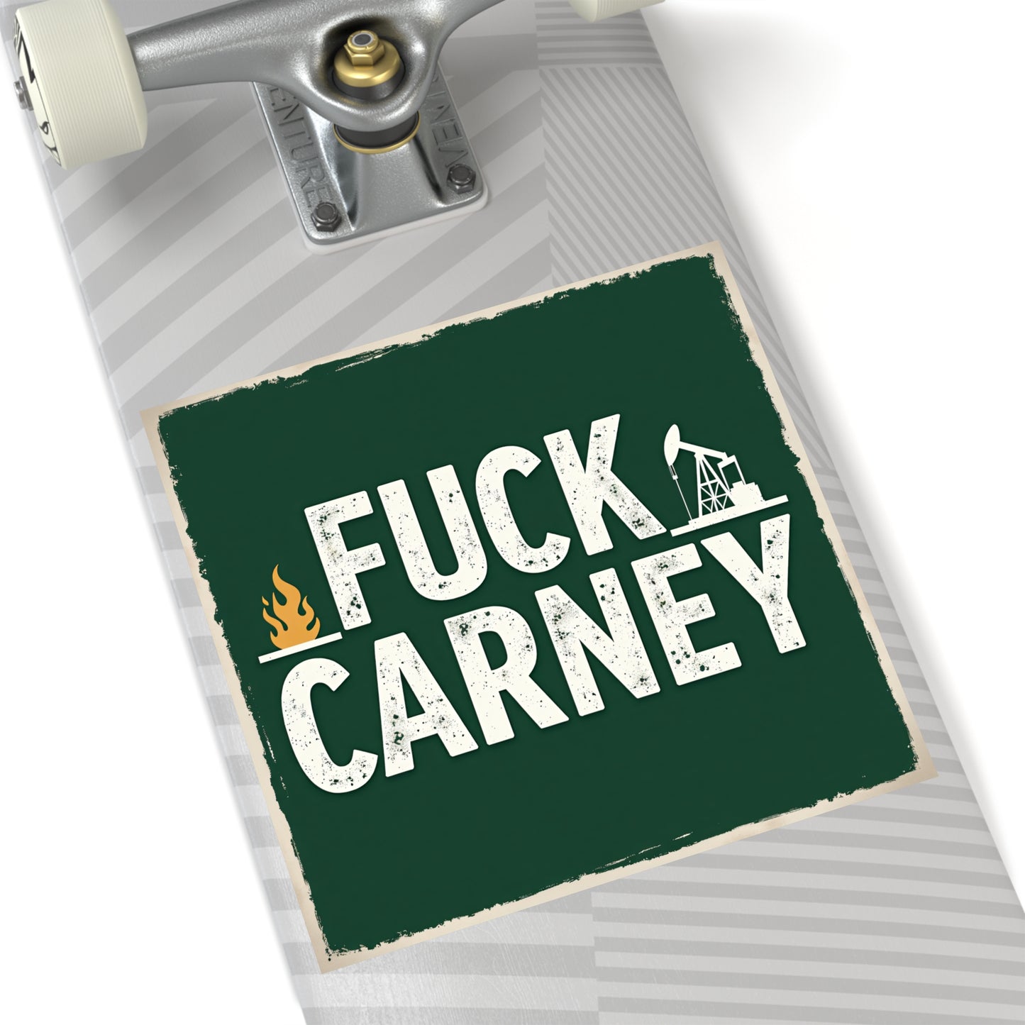 Fuck Carney Sticker – Oil & Gas Edition