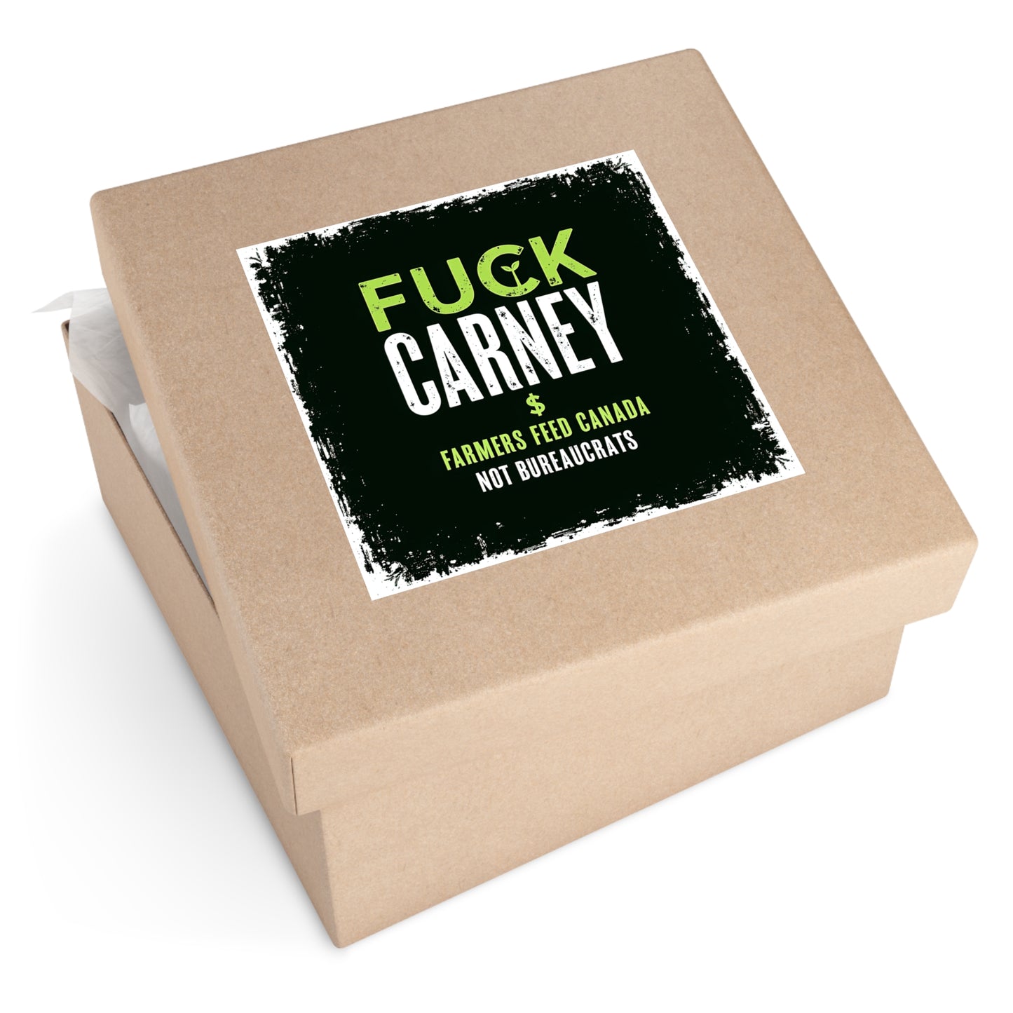 Fuck Carney Sticker – Farmers Feed Canada Edition