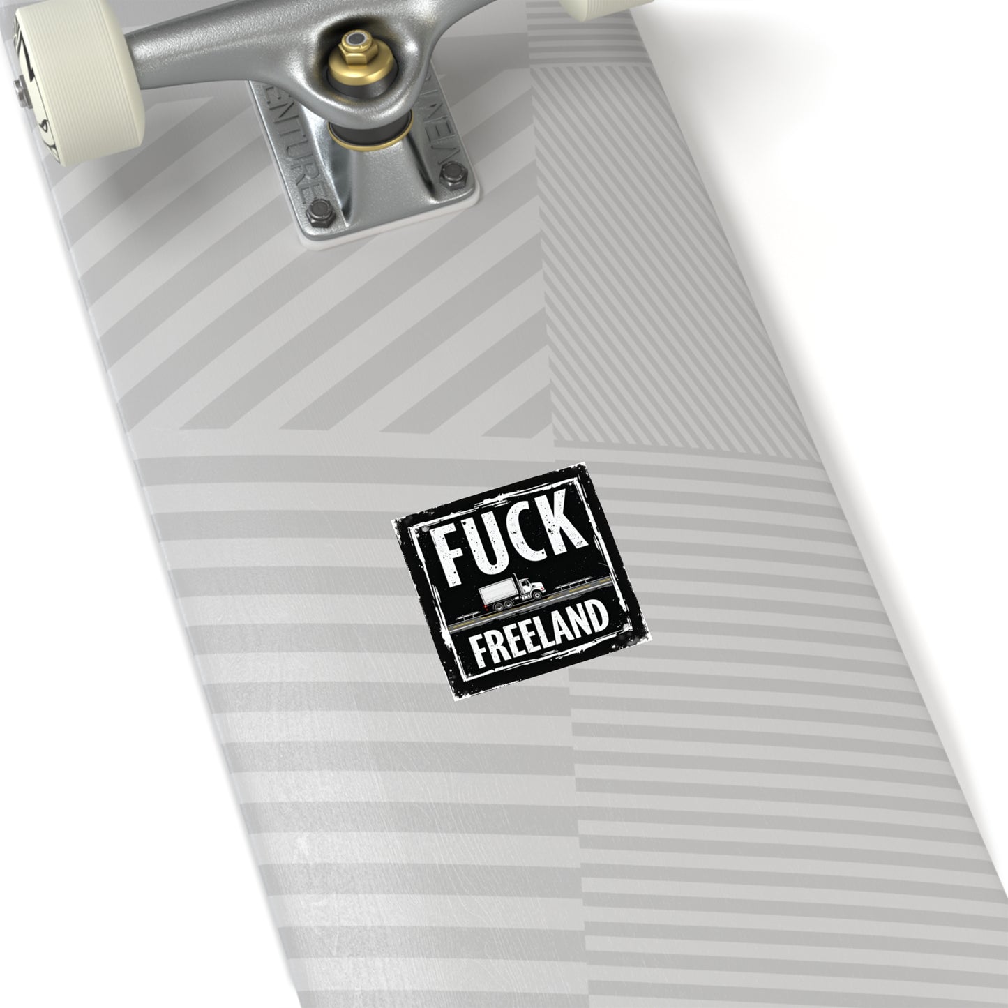 Fuck Freeland Sticker – Truckers’ Highway Edition
