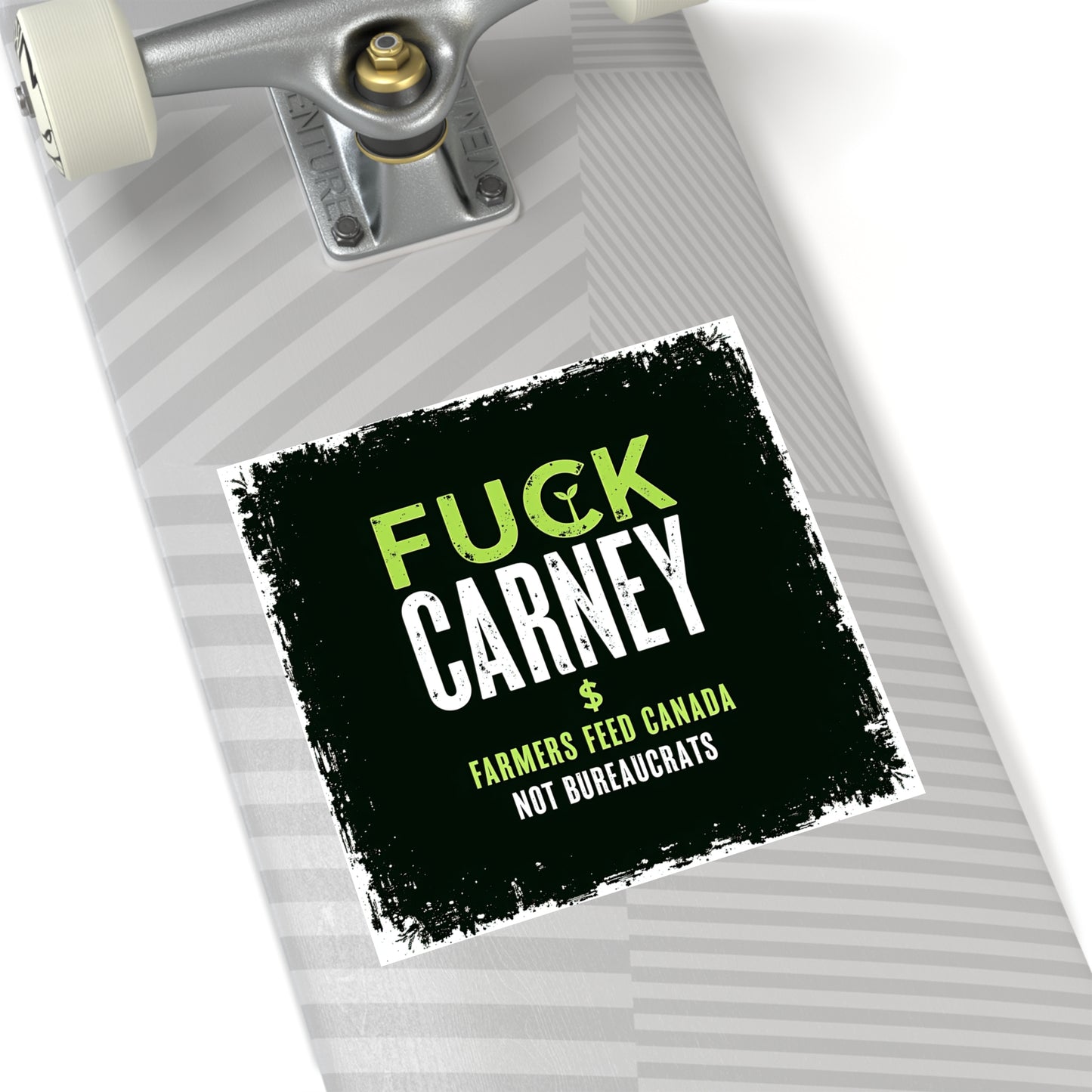 Fuck Carney Sticker – Farmers Feed Canada Edition