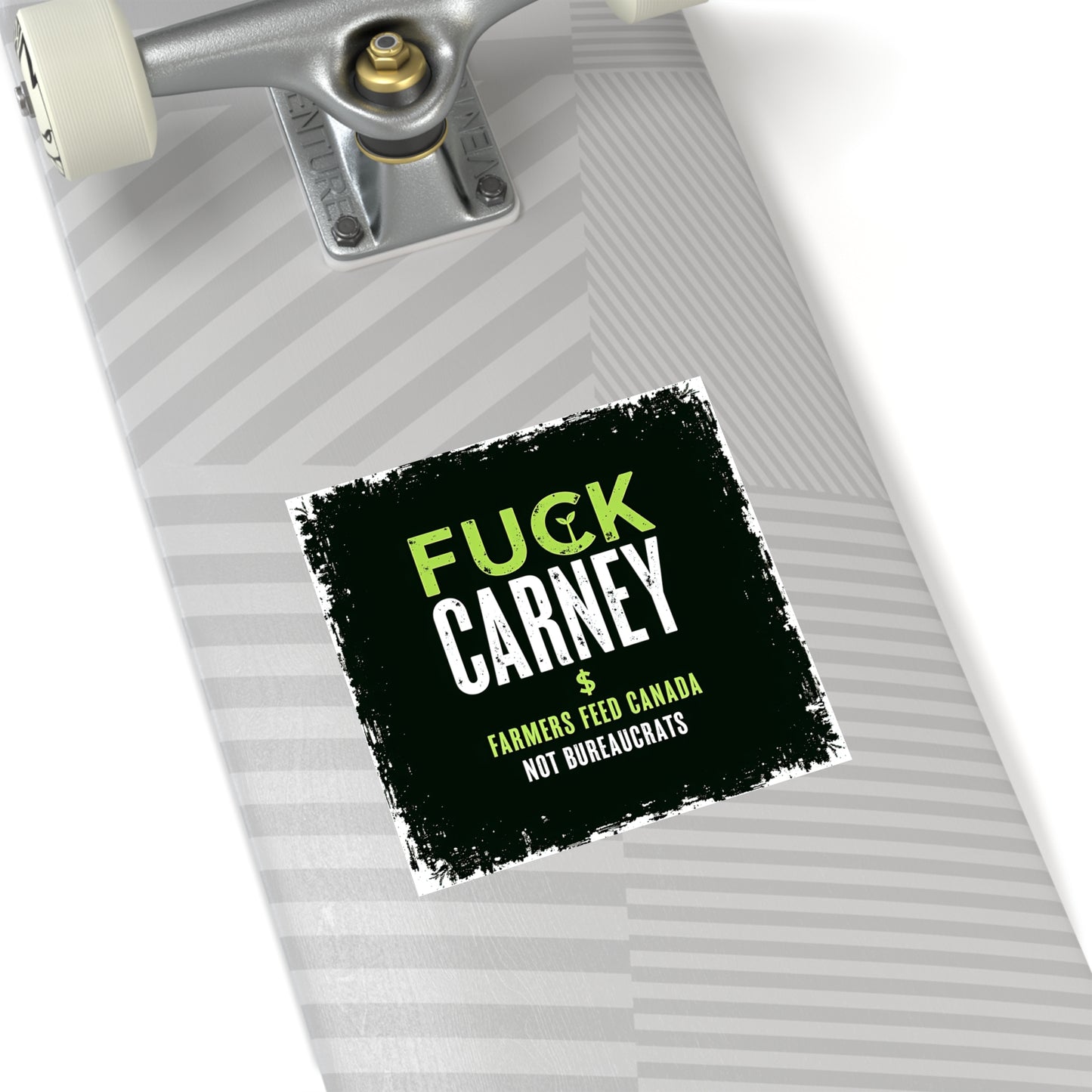 Fuck Carney Sticker – Farmers Feed Canada Edition