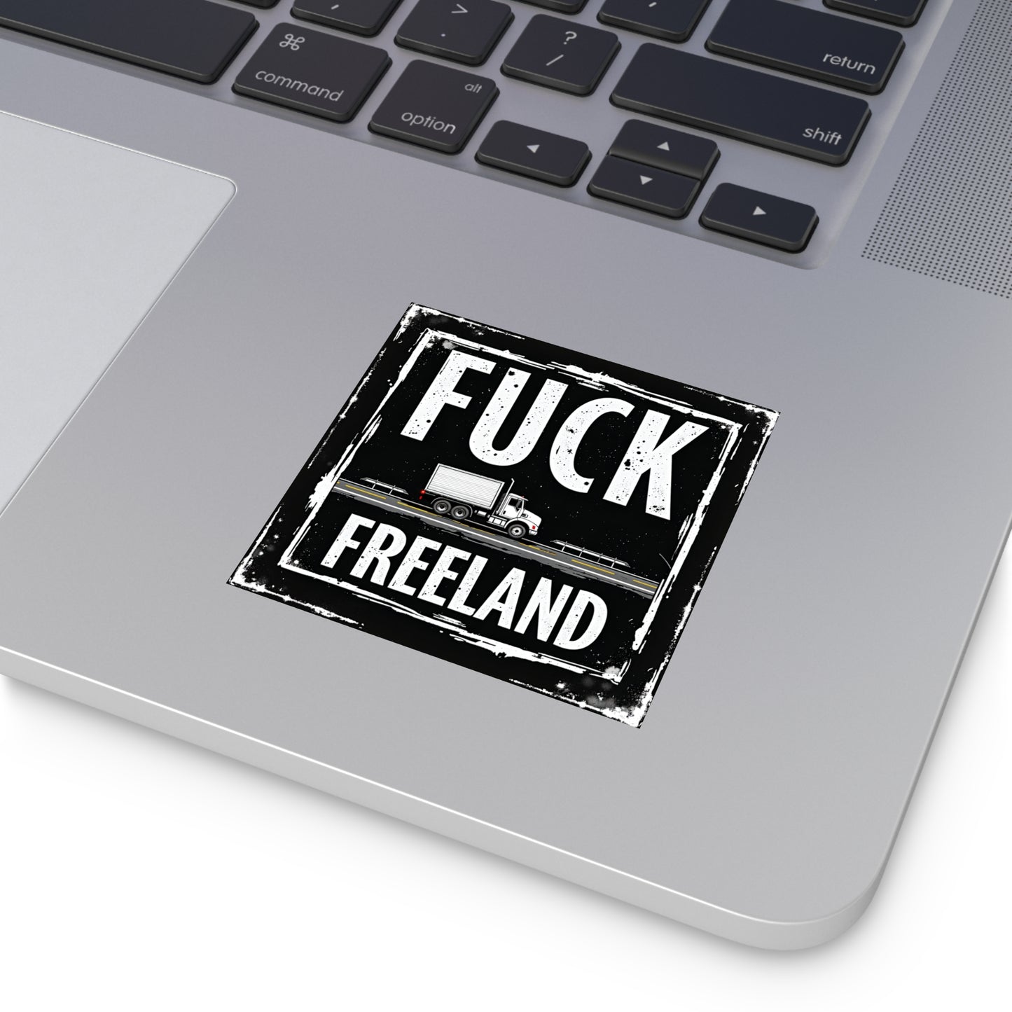 Fuck Freeland Sticker – Truckers’ Highway Edition