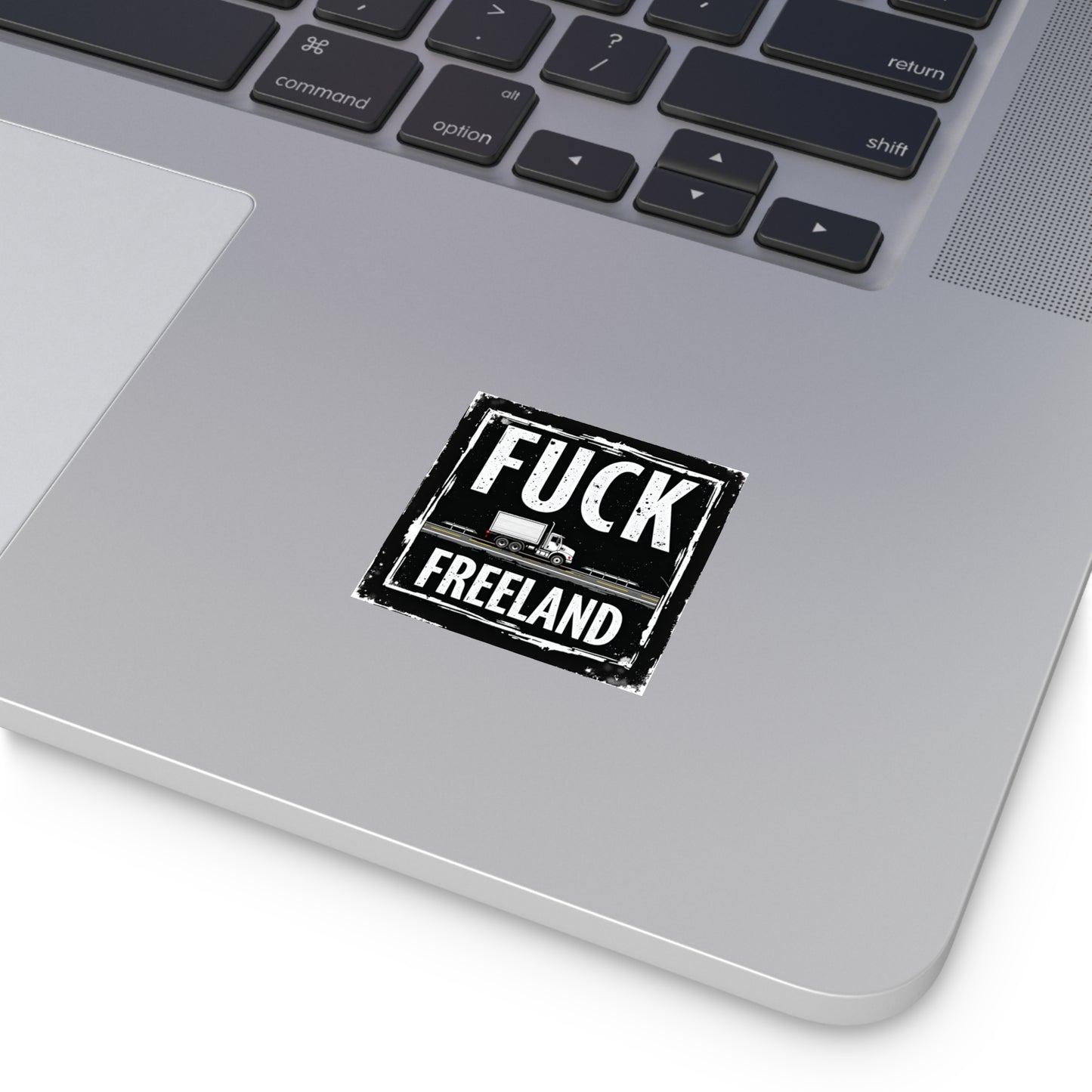 Fuck Freeland Sticker – Truckers’ Highway Edition