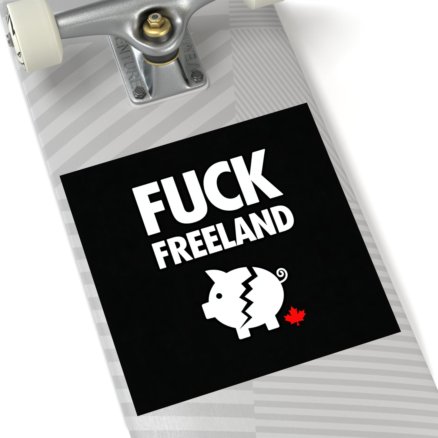 Fuck Freeland Sticker – Broken Piggy Bank Edition
