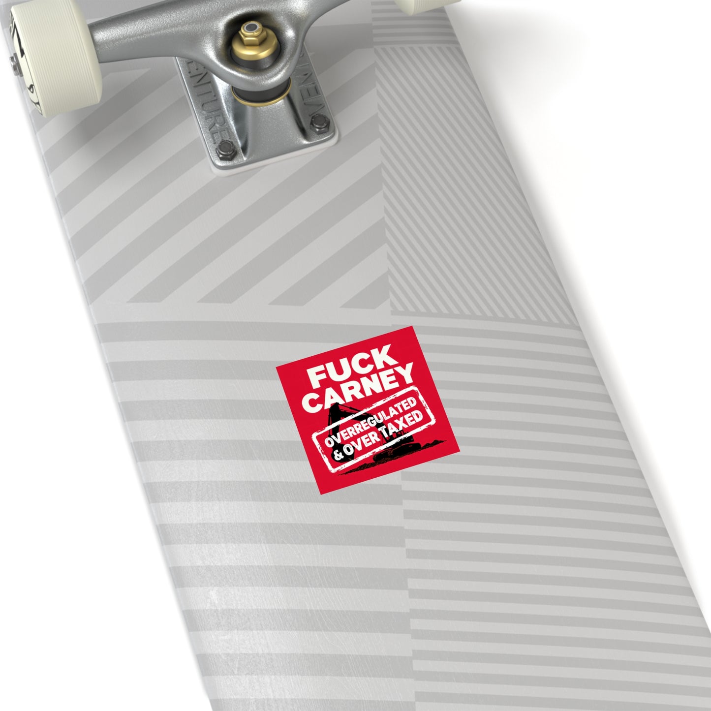 Fuck Carney Sticker – Overregulated & Over-Taxed Edition
